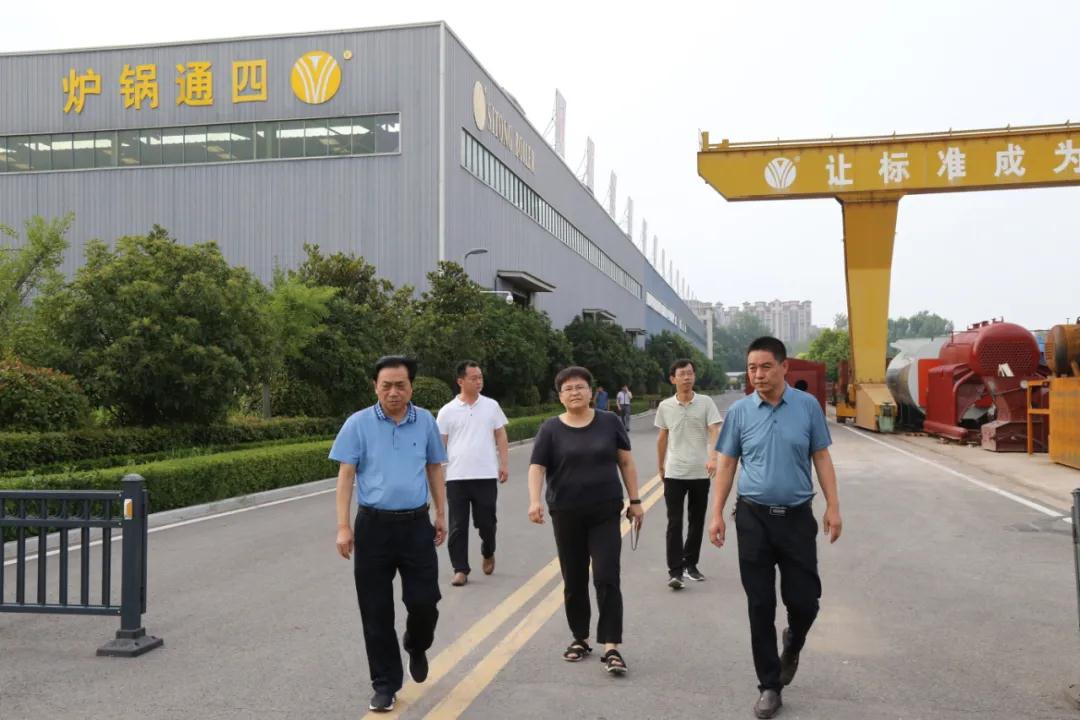 省审计厅企业处调研员郭海燕莅临四通锅炉