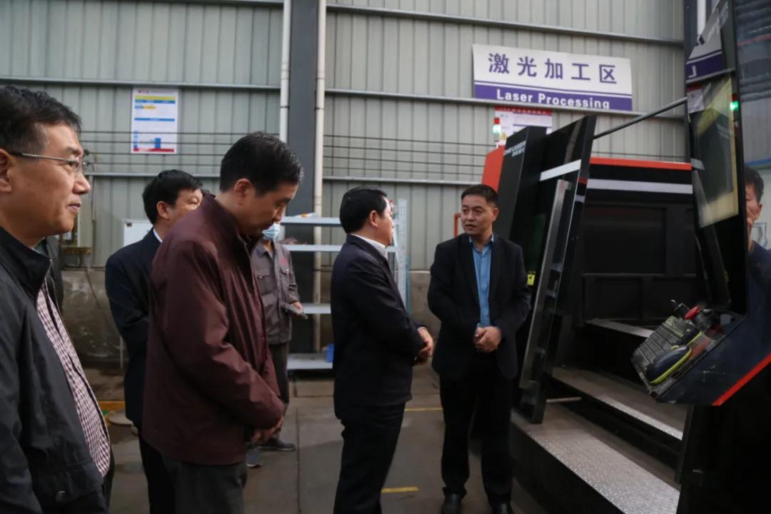  省生态环境厅厅长王仲田莅临四通调研污染防治攻坚工作