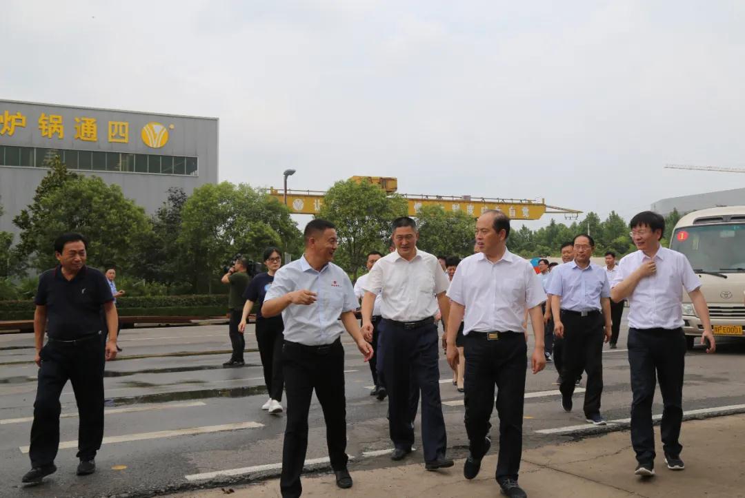 市委书记安伟莅临四通锅炉调研指导工作