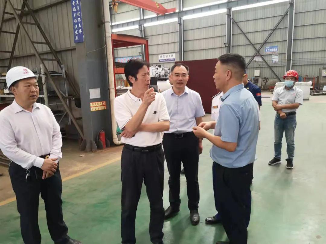 省民政厅市消防支队等领导一行莅临四通调研安全生产工作