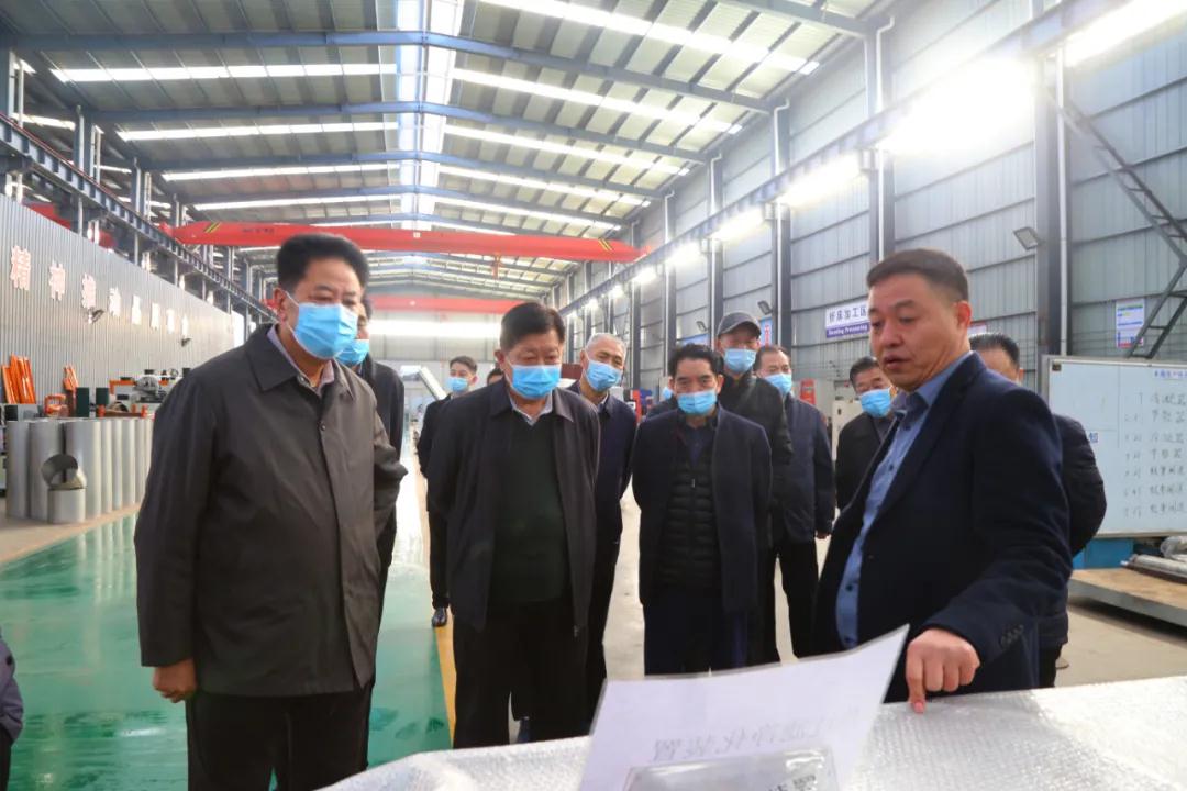河南省老区建设促进会会长刘春良一行莅临四通锅炉调研
