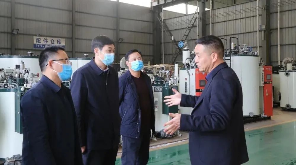 河南省人社厅人力资源品牌调研组莅临四通锅炉