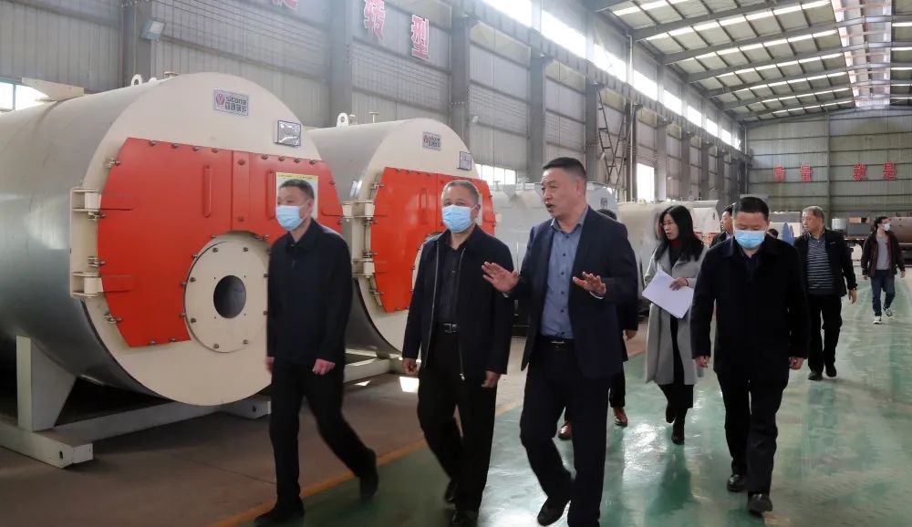 河南省“万人助万企”服务工作组莅临四通锅炉调研