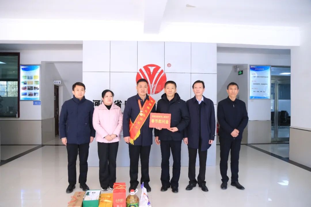 退役军人事务厅到四通锅炉慰问“全国模范退役军人”冯坤